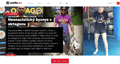 Desktop Screenshot of antifa.cz